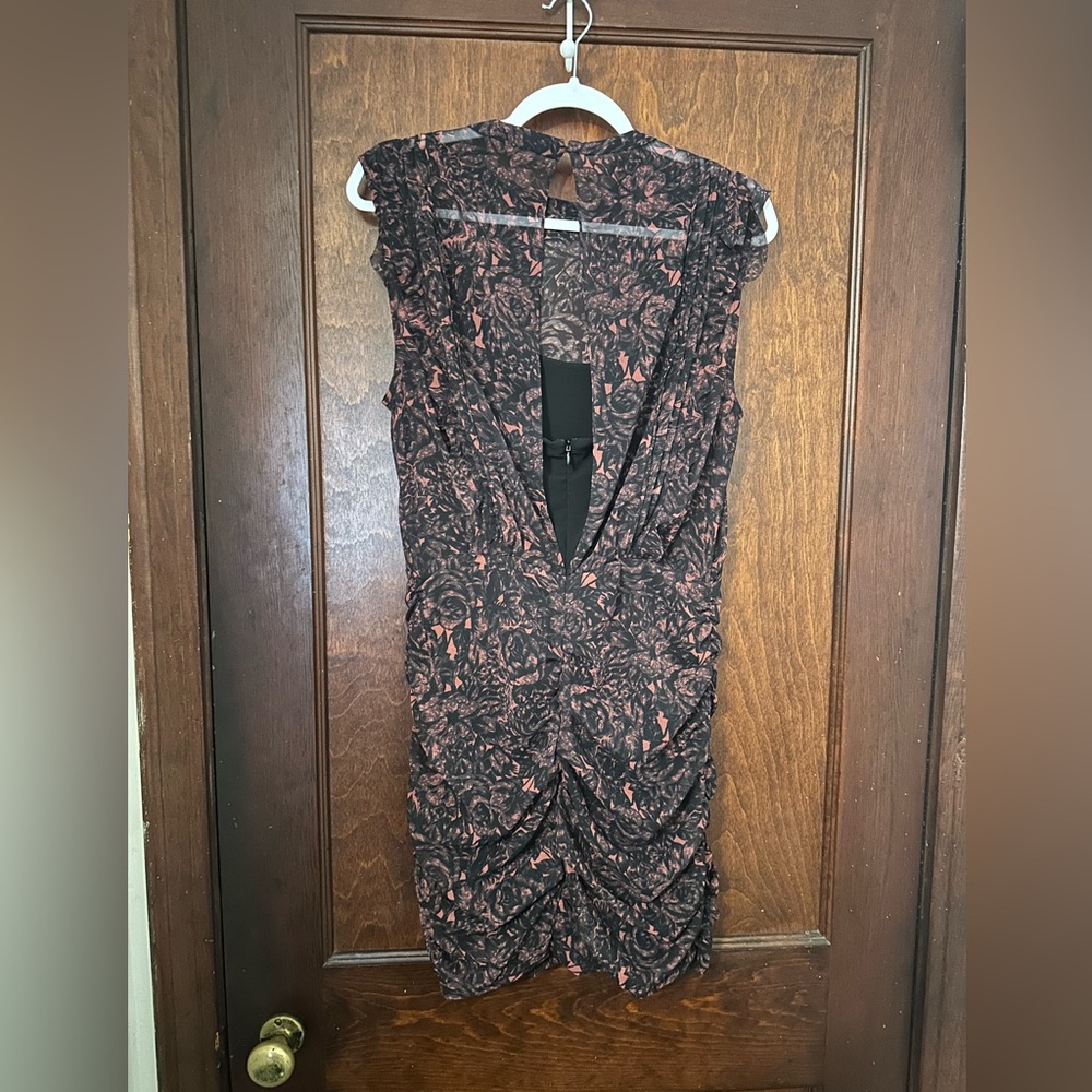 ALL SAINTS HALI RUFFLE MINI DRESS SIZE 8 - Picture 3 of 6